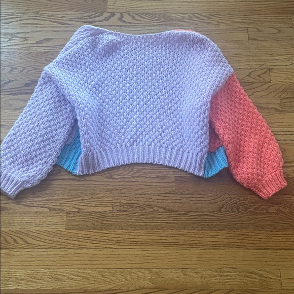 Dreamers By Debut Multicolor Knit Cardigan Size Small - Picture 9 of 11